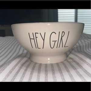 Rae Dunn HEY GIRL cereal bowl